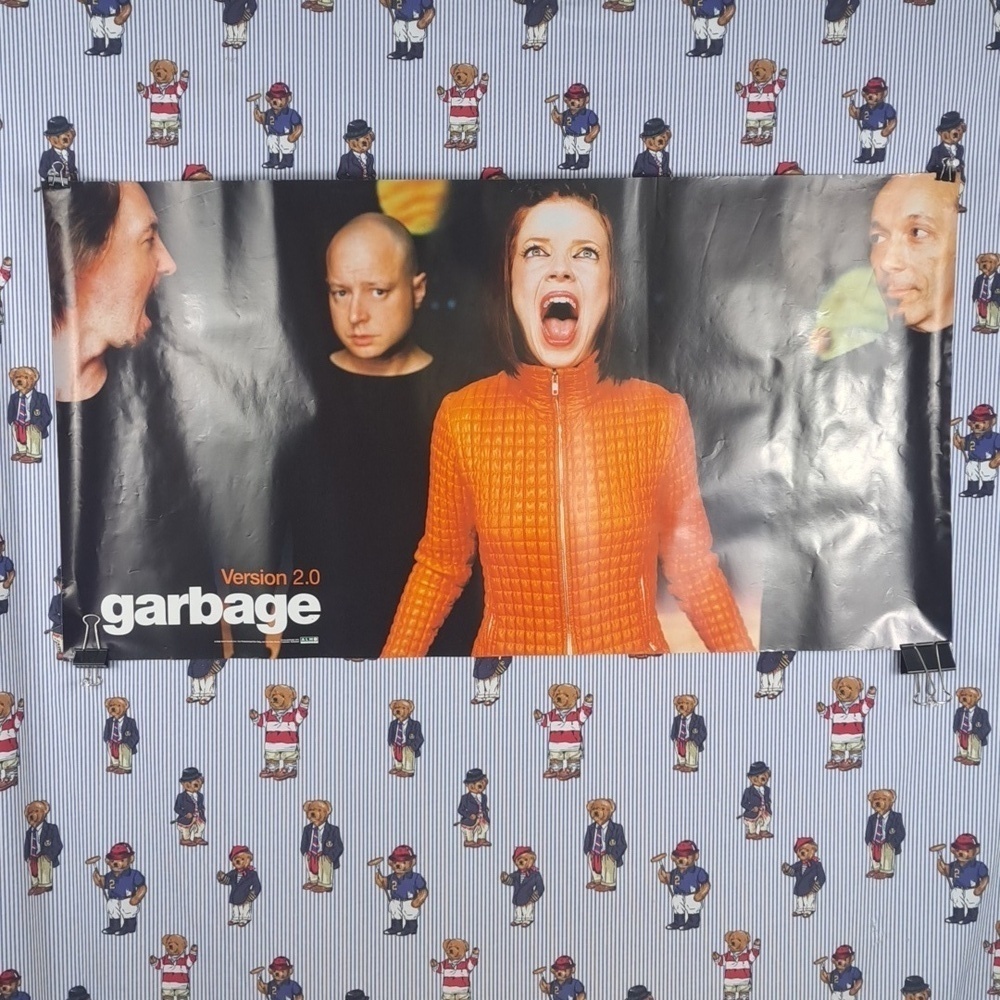 Rare Vintage 1998 Garbage Version 2.0 your concert band promo rock poster 19/36